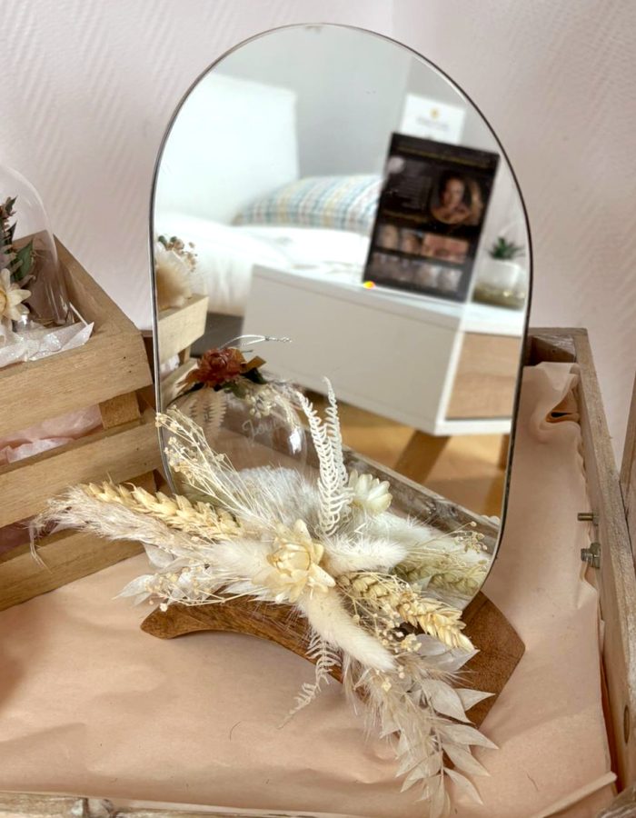 Miroir fleuri